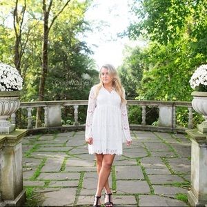 Somedays Lovin White Lace Dress
